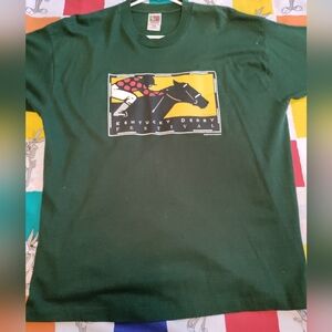 Vintage 1998 Kentucky Derby single stitch t-shirt 2XL